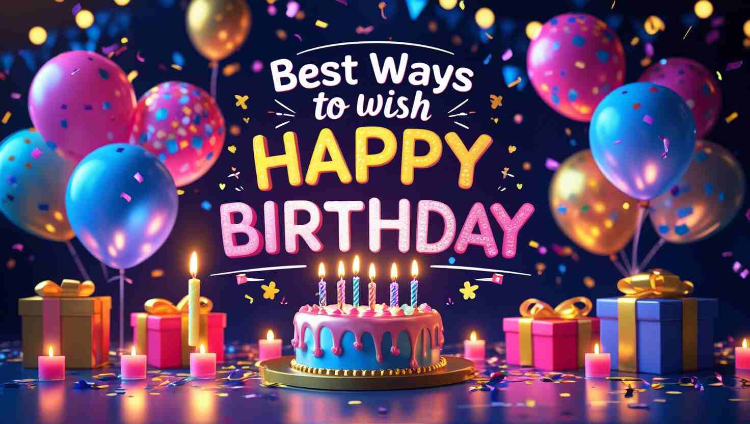 Best Ways to Wish Happy Birthday