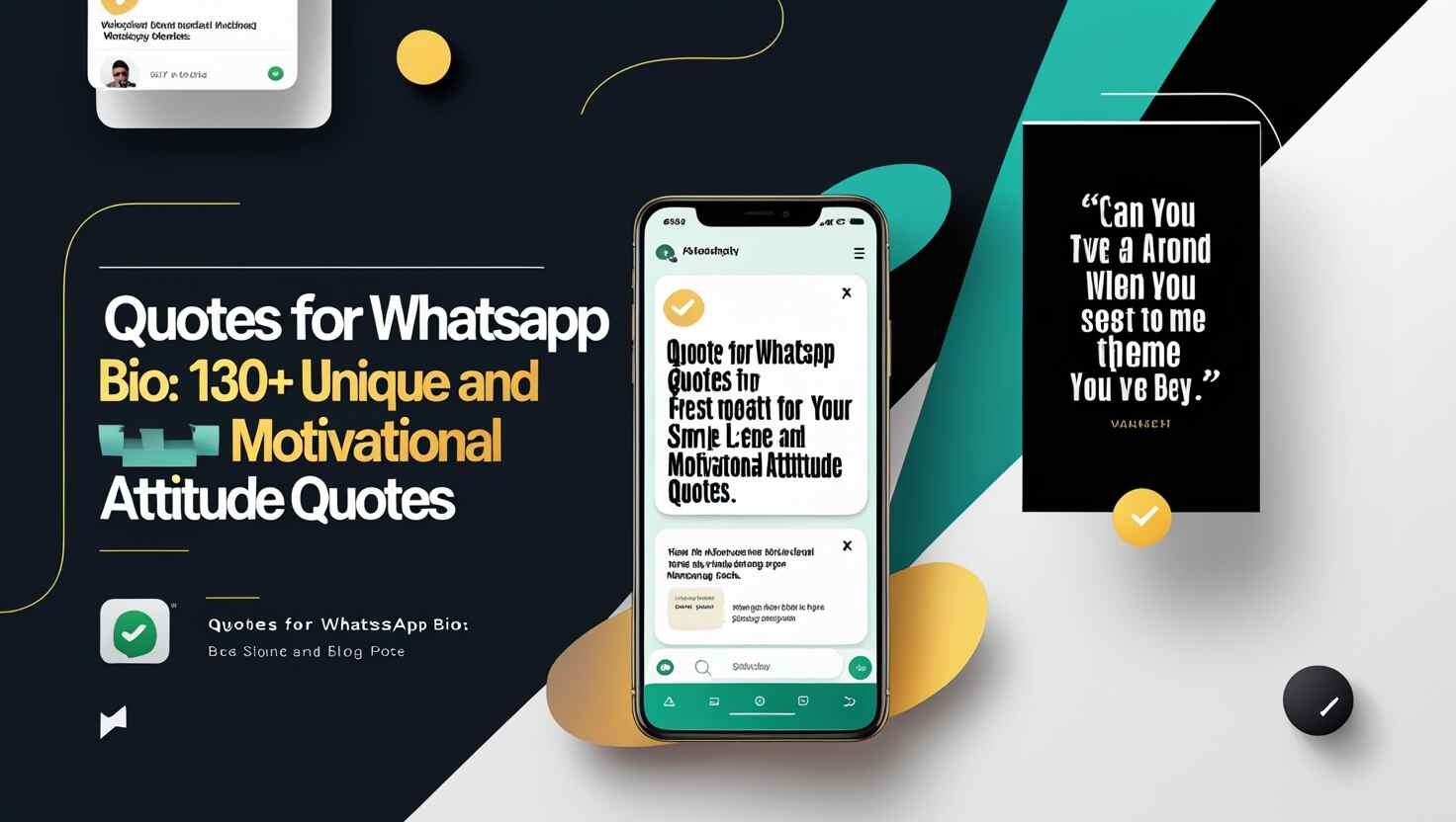 Quotes for WhatsApp Bio